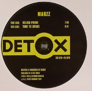 Marzz - Helion Prime / Time To Space | Detox Records (TOX 010)