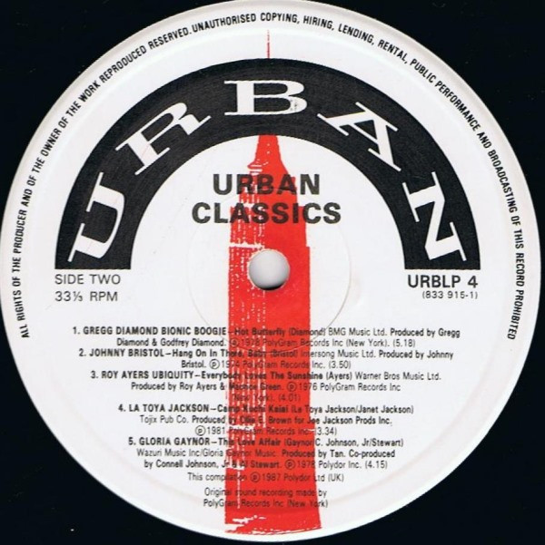 Various - Urban Classics | Urban (URBLP 4) - 4 Various - Urban Classics | Urban (URBLP 4) - 4