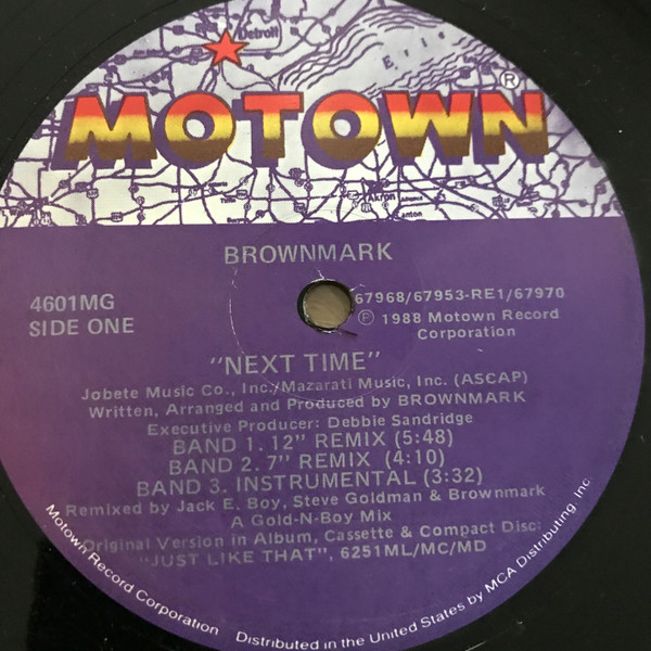 Brownmark - Next Time | Motown (4601MG) - 2
