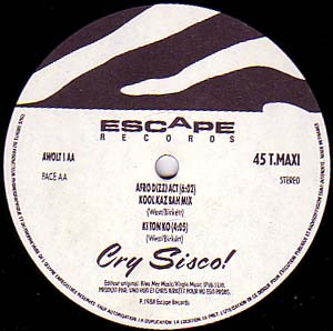 Cry Sisco! - Afro Dizzi Act | Escape Records (AWOLT 1) - 4