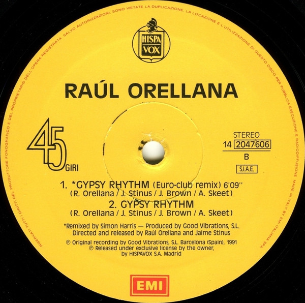 Raúl Orellana - Gypsy Rhythm | EMI (14 2047606) - 3 Raúl Orellana - Gypsy Rhythm | EMI (14 2047606) - 3