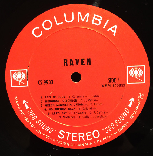 Raven - Raven | Columbia (CS 9903) - 3