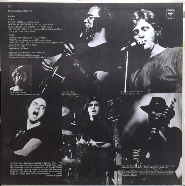 Raven - Raven | Columbia (CS 9903) - 2