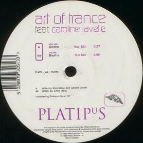 Art Of Trance Feat. Caroline Lavelle - Breathe | Platipus (PLAT61)