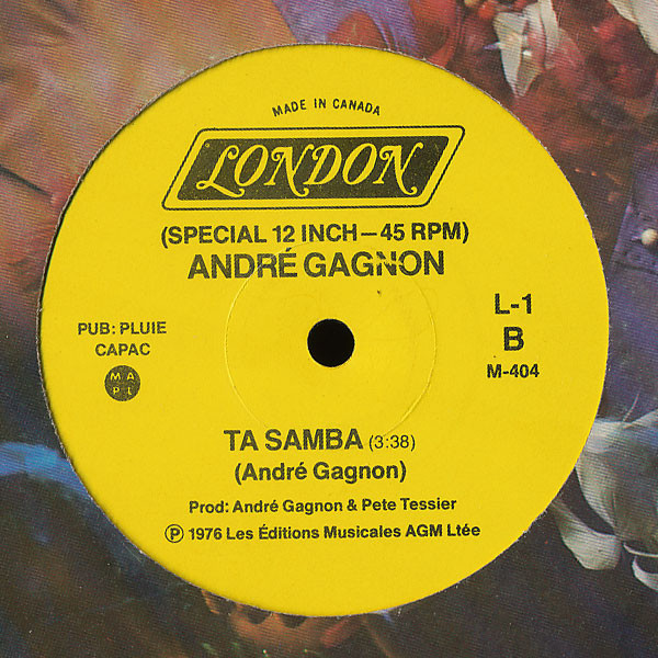André Gagnon - Surprise (12") [Vinyl] | London Records (L-1) - 3