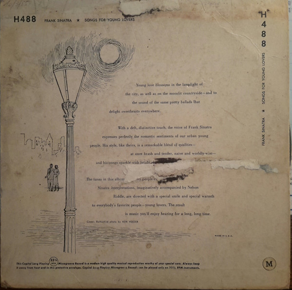 Frank Sinatra - Songs For Young Lovers | Capitol Records (H-488) - 2