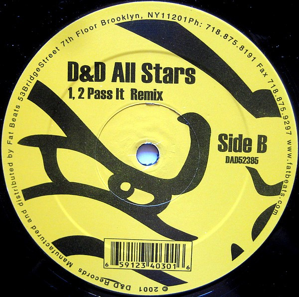 D&D All-Stars - 1, 2 Pass It (Remix) | D&D Records (DAD52385) - 2