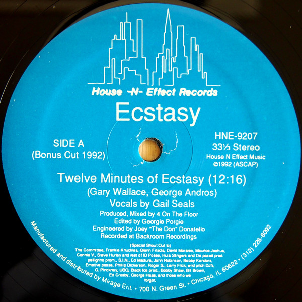 Ecstacy - Twelve Minutes Of Ecstasy | House -N- Effect Records (HNE-9207) - 2 Ecstacy - Twelve Minutes Of Ecstasy | House -N- Effect Records (HNE-9207) - 2