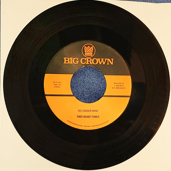Thee Heart Tones - No Longer Mine / Cry My Tears Away | Big Crown Records (BC172-45) - 4 Thee Heart Tones - No Longer Mine / Cry My Tears Away | Big Crown Records (BC172-45) - 4