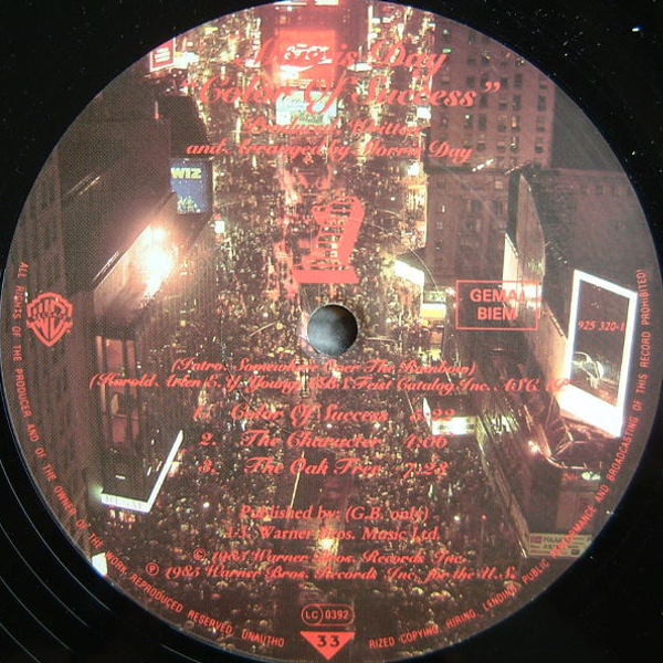 Morris Day - Color Of Success | Warner Bros. Records (925 320-1) - 5