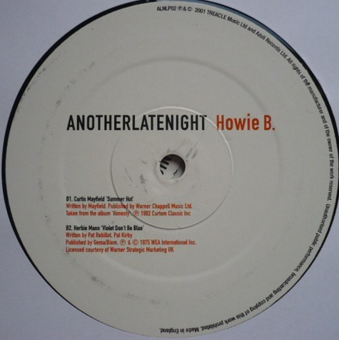 Howie B. - AnotherLateNight | Azuli Records (ALNLP02) - 4