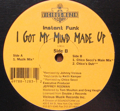 Instant Funk - I Got My Mind Made Up (You Can Get It Girl) | Vicious Muzik Records (1283-1)
