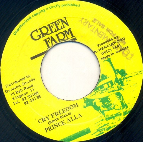 Prince Alla - Cry Freedom | Green Farm (none)