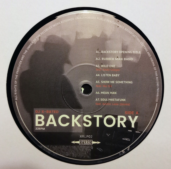 DJ X-Rated - Backstory | Strictly Beats Records U.K. (XRLP02) - 3