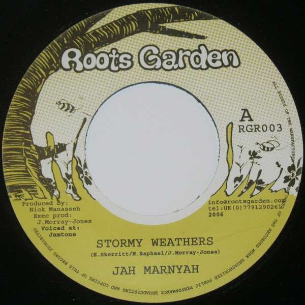 Jah Marnyah - Stormy Weathers | Roots Garden (RGR003) - main Jah Marnyah - Stormy Weathers | Roots Garden (RGR003) - main
