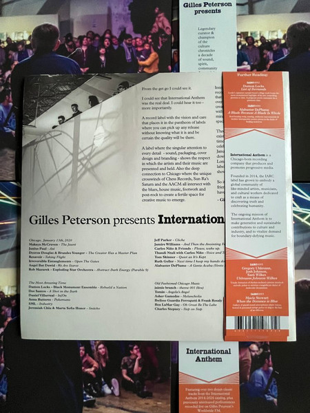 Gilles Peterson - Gilles Peterson Presents International Anthem | International Anthem Recording Company (IARC0100) - 3
