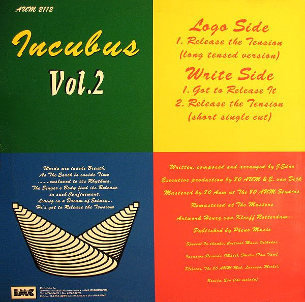 Incubus - Vol.2 - Release The Tension | 80 Aum Records (AUM 2112) - 2 Incubus - Vol.2 - Release The Tension | 80 Aum Records (AUM 2112) - 2