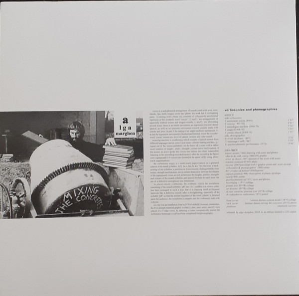 Herman Damen - Verbosonies And Phonographies | Planam (plana-D 33VocSon174) - 2