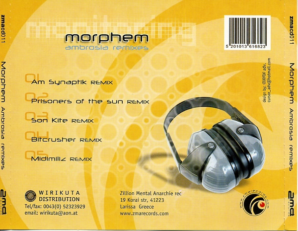 Morphem - Ambrosia Remixes | Zillion Mental Anarchie Records (ZMACD011) - 4