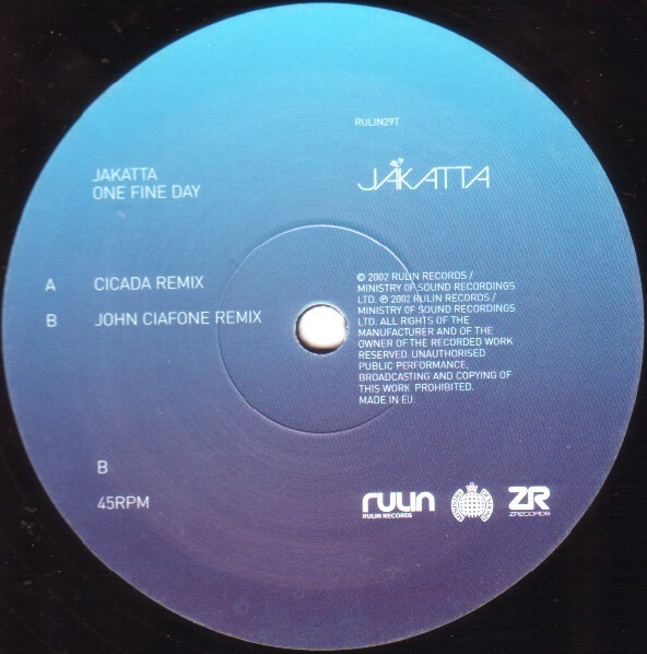 Jakatta - One Fine Day | Rulin Records (RULIN29T) - 4
