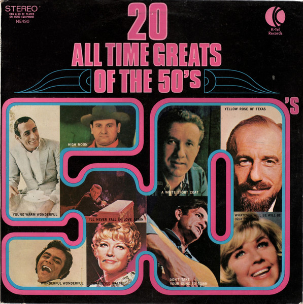 Various - 20 All Time Greats Of The 50's | K-Tel (NE 490) Various - 20 All Time Greats Of The 50's | K-Tel (NE 490)