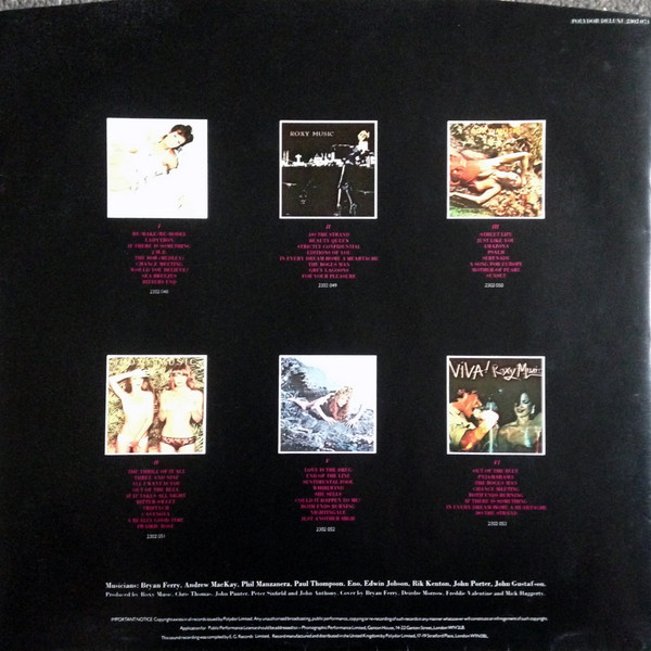 Roxy Music - Greatest Hits | Polydor (2302 073) - 4