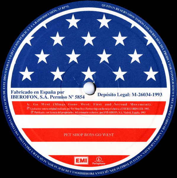 Pet Shop Boys - Go West | EMI (052 8808486) Pet Shop Boys - Go West | EMI (052 8808486)