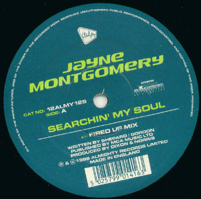 Jayne Montgomery - Searchin' My Soul | Almighty Records (12ALMY125)