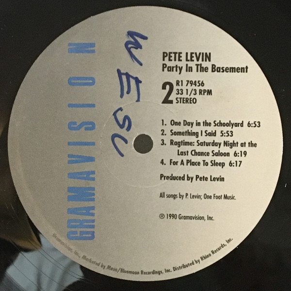 Pete Levin - Party In The Basement | Gramavision (R1 79456) - 4 Pete Levin - Party In The Basement | Gramavision (R1 79456) - 4