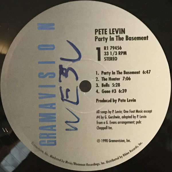 Pete Levin - Party In The Basement | Gramavision (R1 79456) - 3 Pete Levin - Party In The Basement | Gramavision (R1 79456) - 3