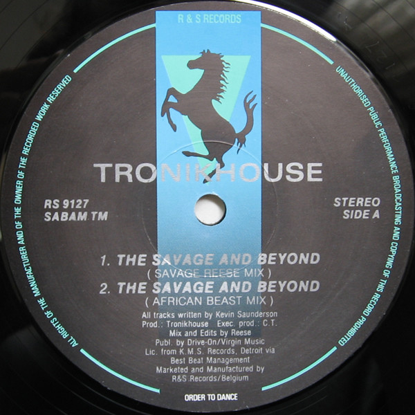 Tronikhouse - The Savage And Beyond | R & S Records (RS 9127)