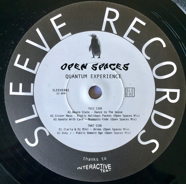 Open Spaces - Quantum Experience | Sleeve Records (SLEEVE001)