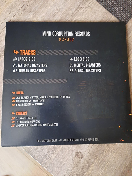 DJ TSX - World Of Disasters | Mind Corruption Records (MCR002) - 2