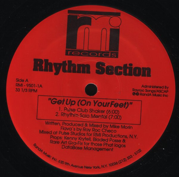 Rhythm Section - Get Up (On Your Feet) | RMI Records (RMI-9501)