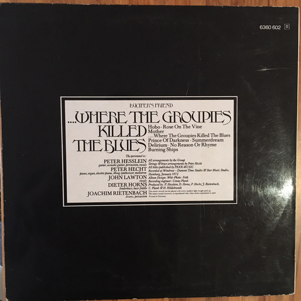 Lucifer's Friend - ....Where The Groupies Killed The Blues | Vertigo (6360 602)