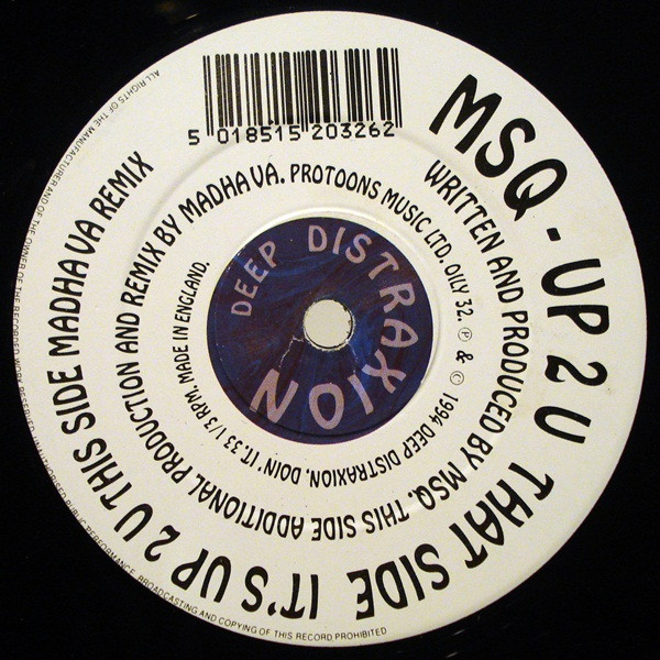 MSQ - Up 2 U | Deep Distraxion (OILY 32)