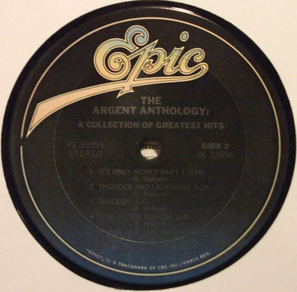 Argent - The Argent Anthology - A Collection Of Greatest Hits | Epic (PE 33955) - 4 Argent - The Argent Anthology - A Collection Of Greatest Hits | Epic (PE 33955) - 4