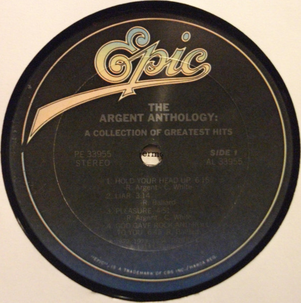 Argent - The Argent Anthology - A Collection Of Greatest Hits | Epic (PE 33955) - 3 Argent - The Argent Anthology - A Collection Of Greatest Hits | Epic (PE 33955) - 3