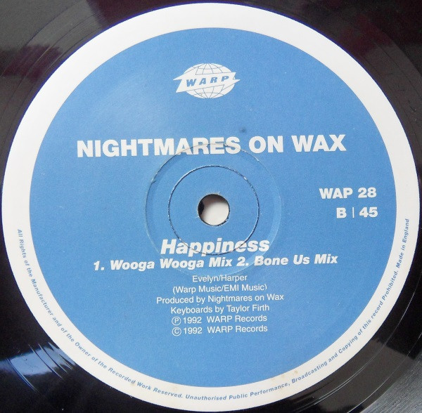 Nightmares On Wax - Happiness! | Warp Records (WAP 28) - 4