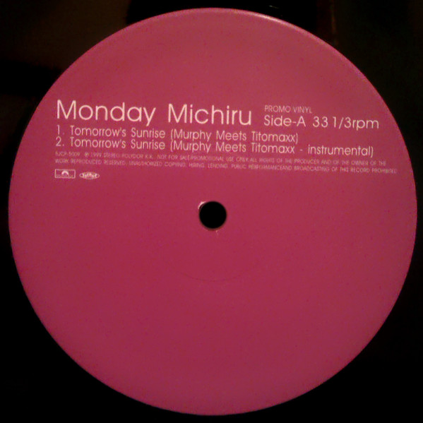 Monday Michiru - Tomorrow's Sunrise | Polydor (5JCP-5009)