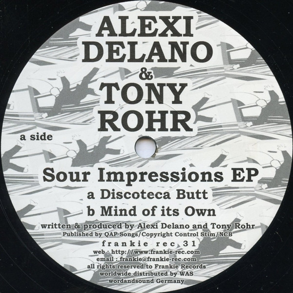 Alexi Delano & Tony Rohr - Sour Impressions EP | Frankie Rec (frankie rec 31) - 3
