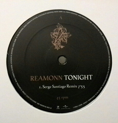 Reamonn - Tonight (Serge Santiágo Remix) | Island Records (06025 1706311) - main Reamonn - Tonight (Serge Santiágo Remix) | Island Records (06025 1706311) - main