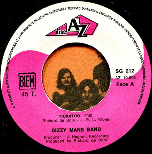 Dizzy Man's Band - Tickatoo | Disc'Az (AZ 10.596) - 3