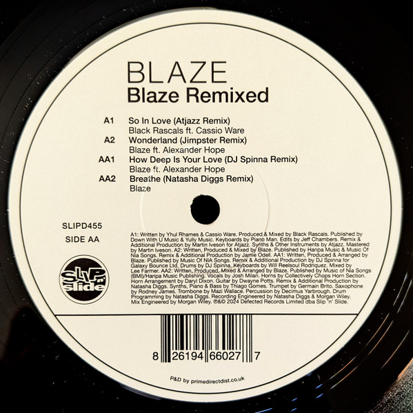 Blaze - Blaze Remixed | Slip 'n' Slide (SLIPD455) - main