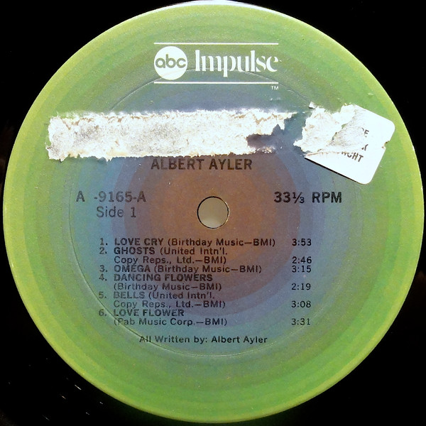 Albert Ayler - Love Cry | ABC Impulse! (A-9165) - 3