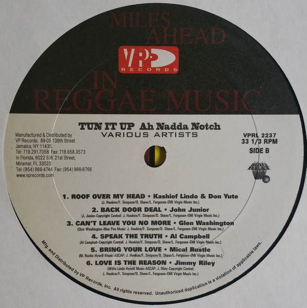Various - Tun It Up Ah Nadda Notch | VP Records (VPRL 2237) - 4