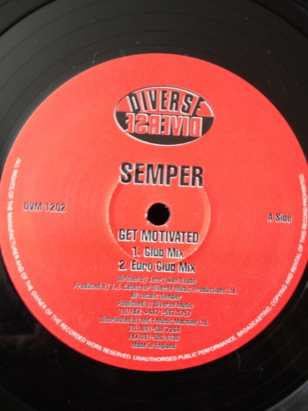 Semper - Get Motivated | Diverse (DVM 1202) Semper - Get Motivated | Diverse (DVM 1202)
