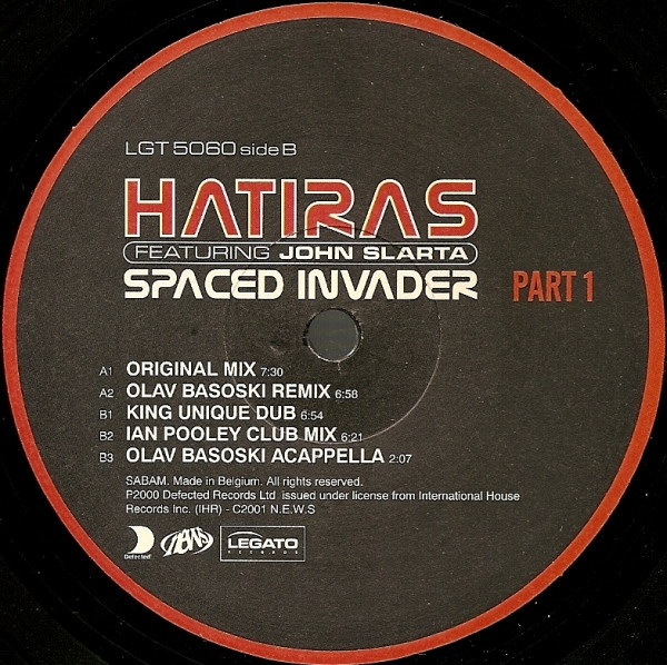 Hatiras - Spaced Invader (Part 1) | Legato Records (LGT 5060) - 2 Hatiras - Spaced Invader (Part 1) | Legato Records (LGT 5060) - 2