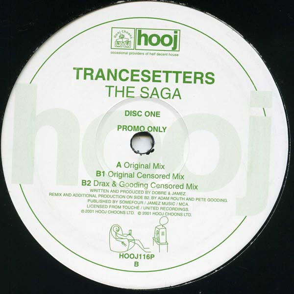 Trancesetters - The Saga (Disc One) | Hooj Choons (HOOJ116P)