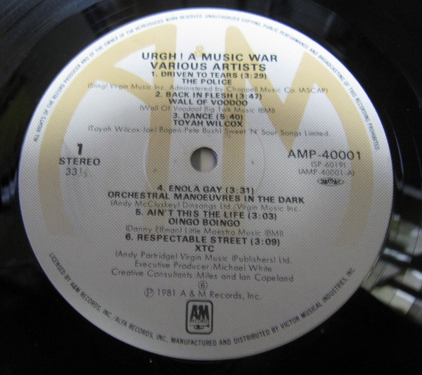 Various - URGH! A Music War | A&M Records (AMP 40001~2) - 4